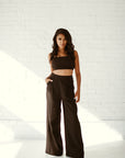 Sleeveless Adjustable Blouse - Black - MOR Collections