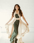 Sleeveless Adjustable Blouse - Emerald - MOR Collections
