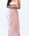 Satin Drape Skirt