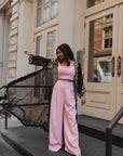 Sleeveless Adjustable Blouse - Blush - MOR Collections