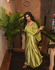 Satin Drape Skirt