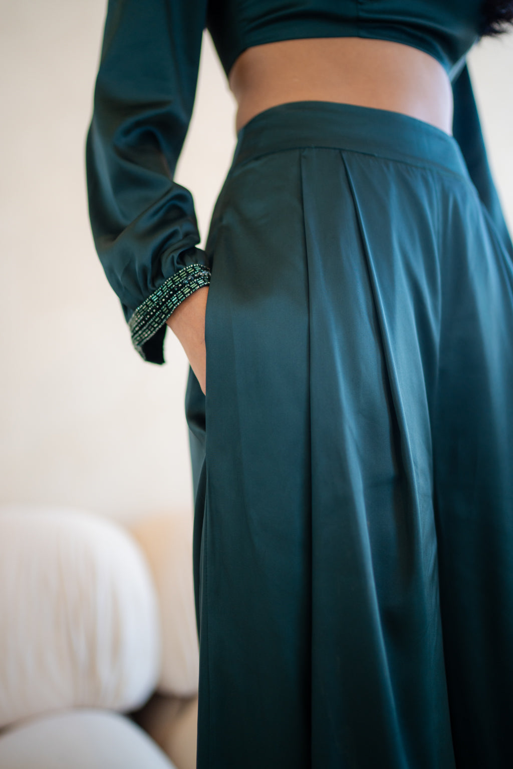 Aries Wide-Leg Trouser