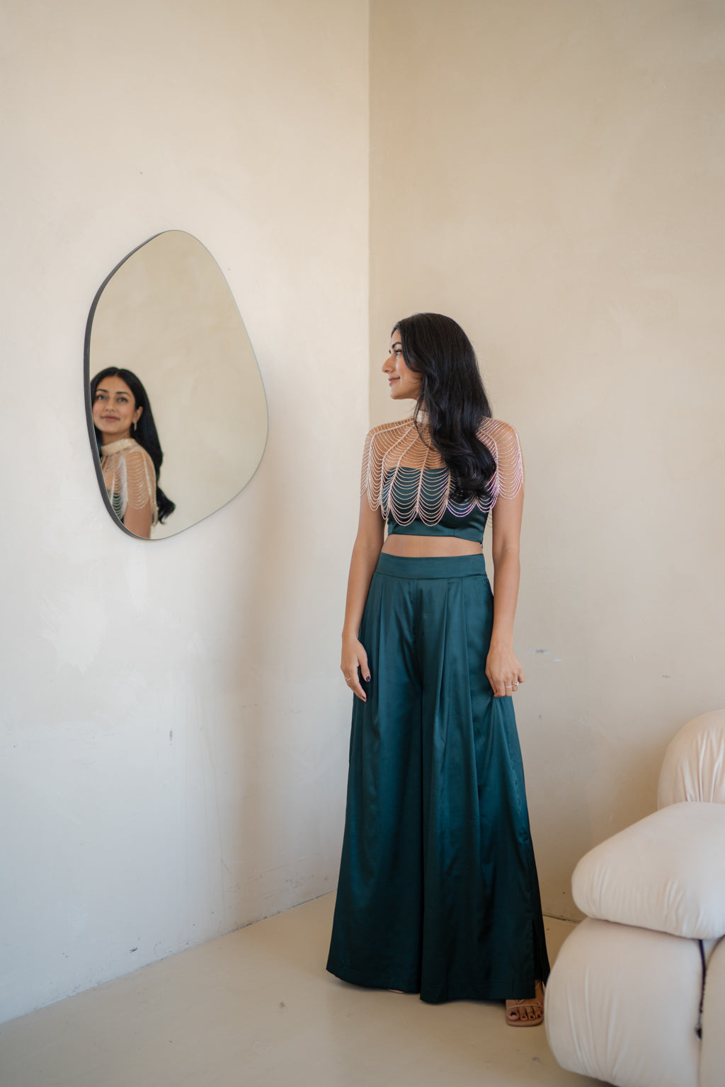 Aries Wide-Leg Trouser