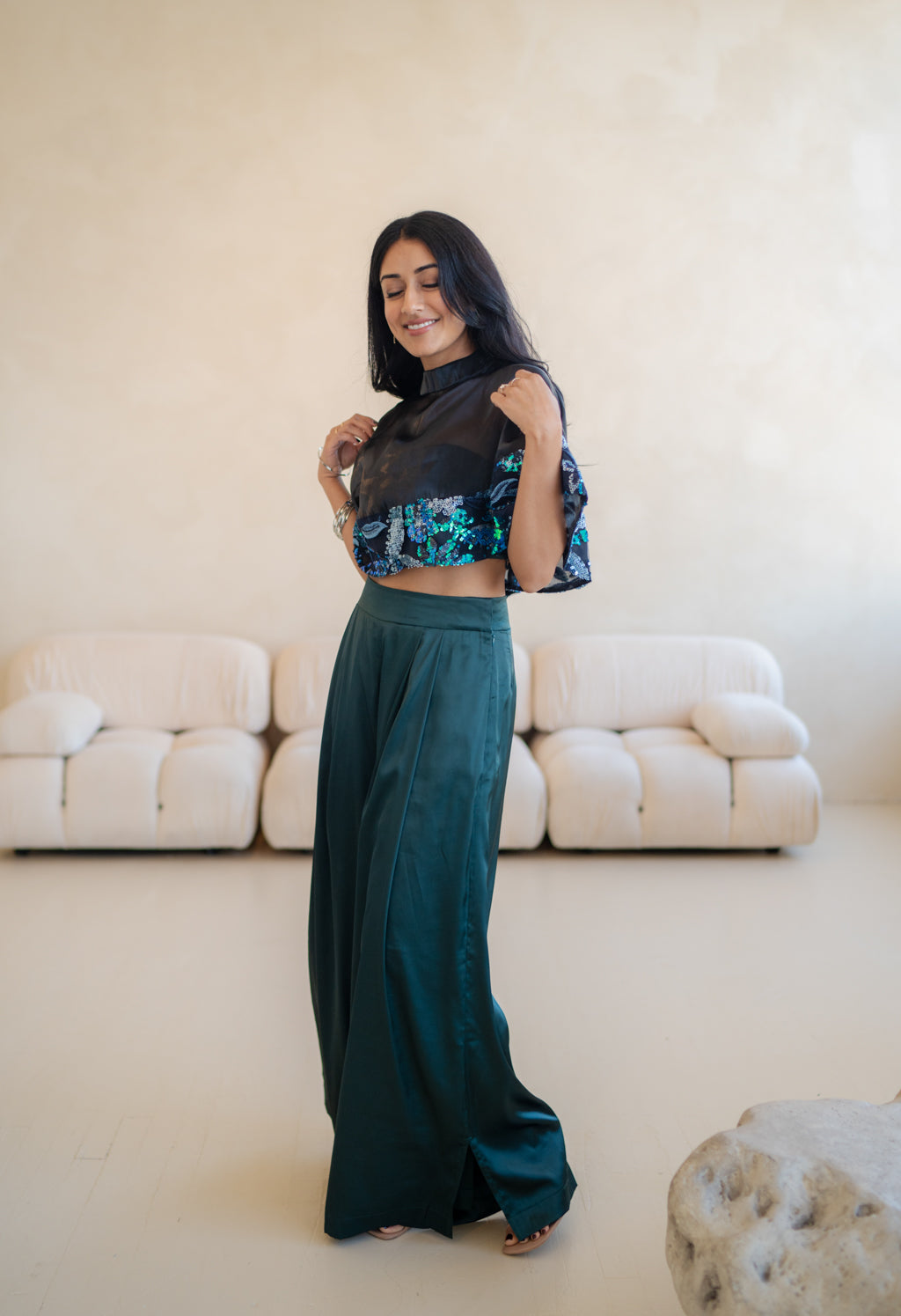 Aries Wide-Leg Trouser